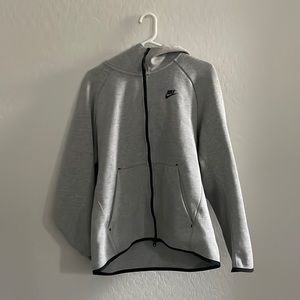 Nike grey fleece jacket